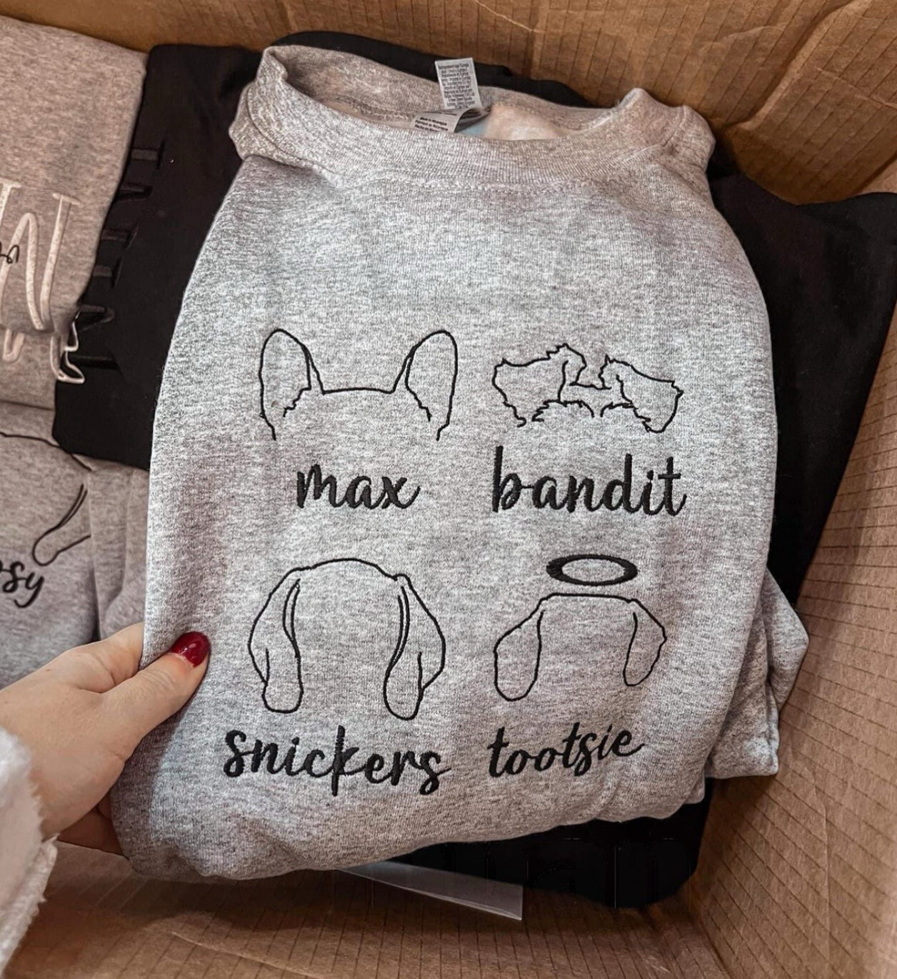 Custom Pet Ear Crewnecks