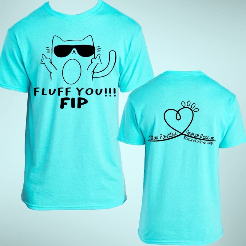 Stay Pawsitive Animal Rescue Fundraiser Shirt