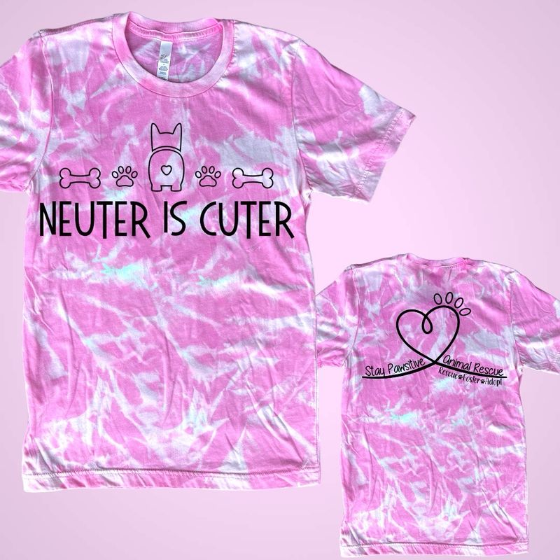 Stay Pawsitive Animal Rescue Fundraiser Shirt