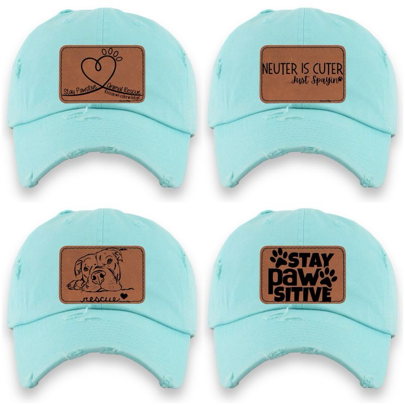 Stay Pawsitive Animal Rescue Fundraiser Hat