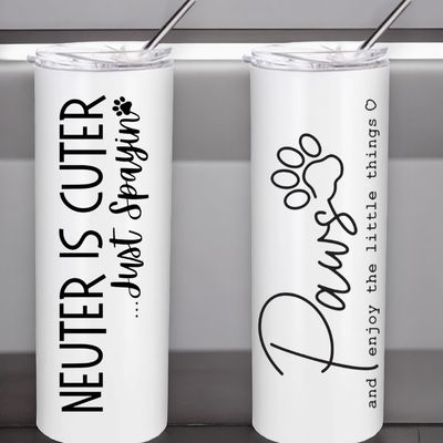 Stay Pawsitive Animal Rescue Fundraiser Tumbler