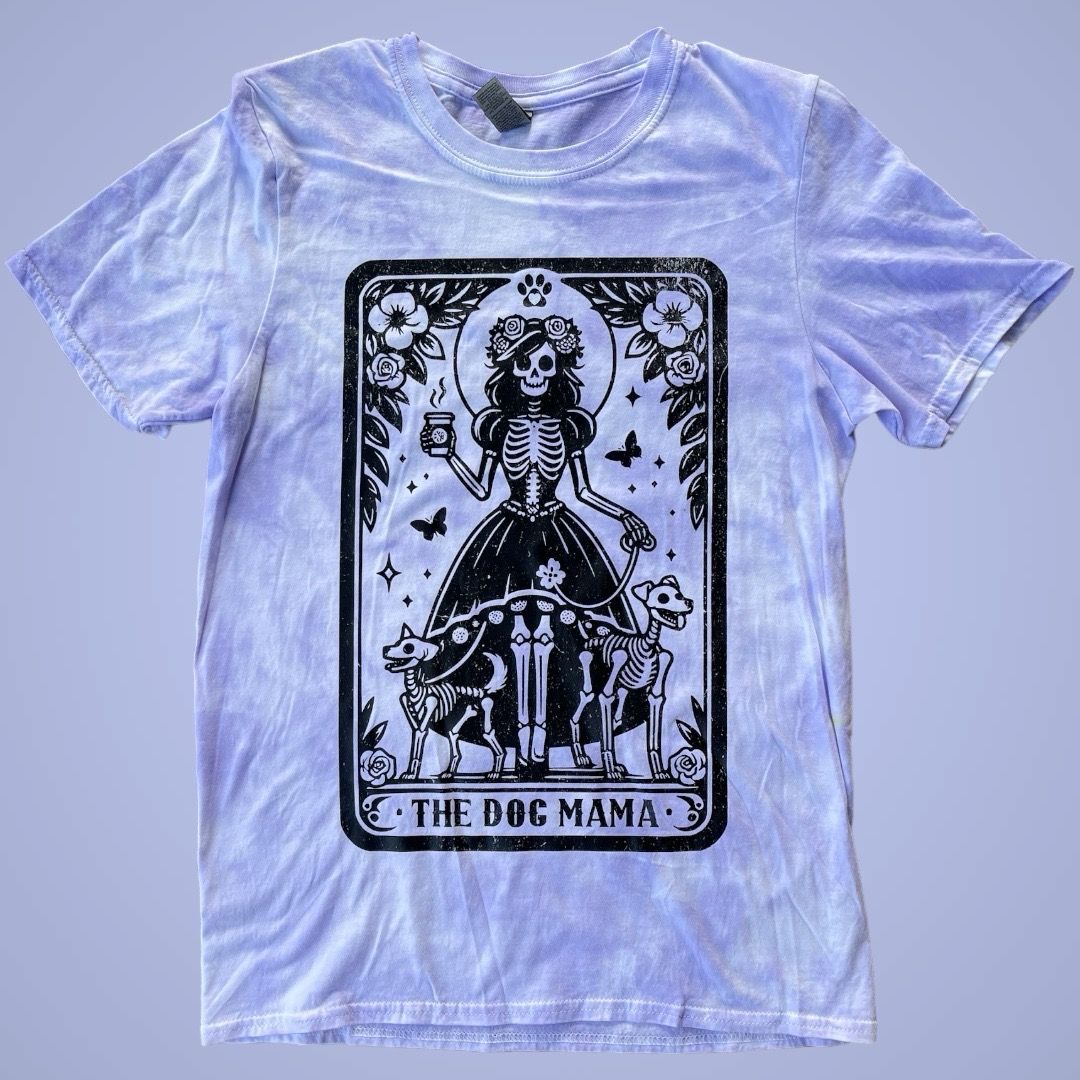 The Skellie Dog Mama Tarot Card Shirt