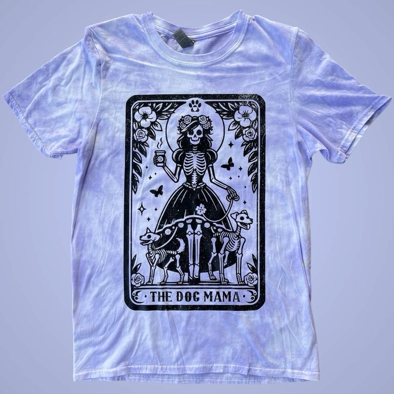 The Skellie Dog Mama Tarot Card Shirt