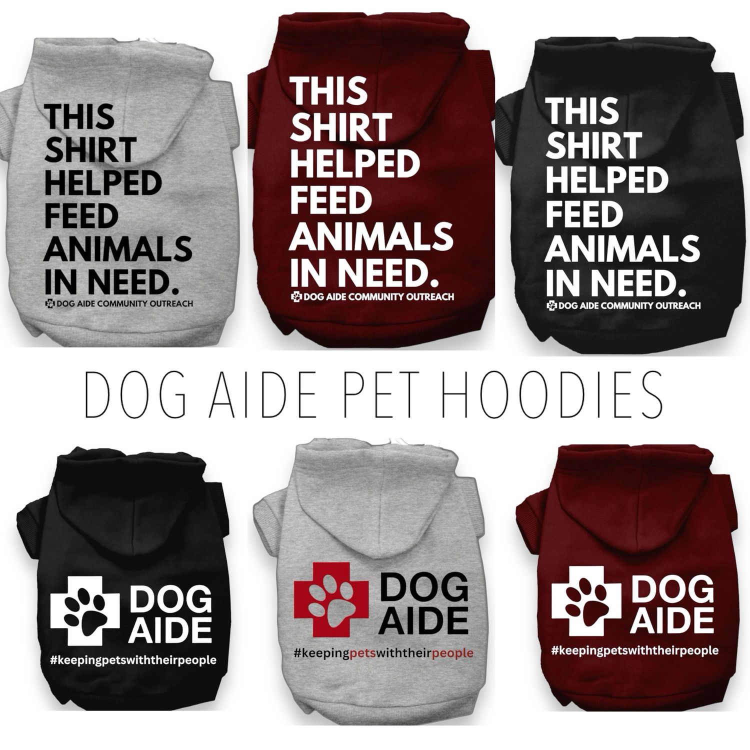 Dog Aide Fundraiser Pet Hoodie