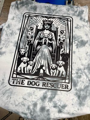 The Dog Rescuer Tarot Card Shirt