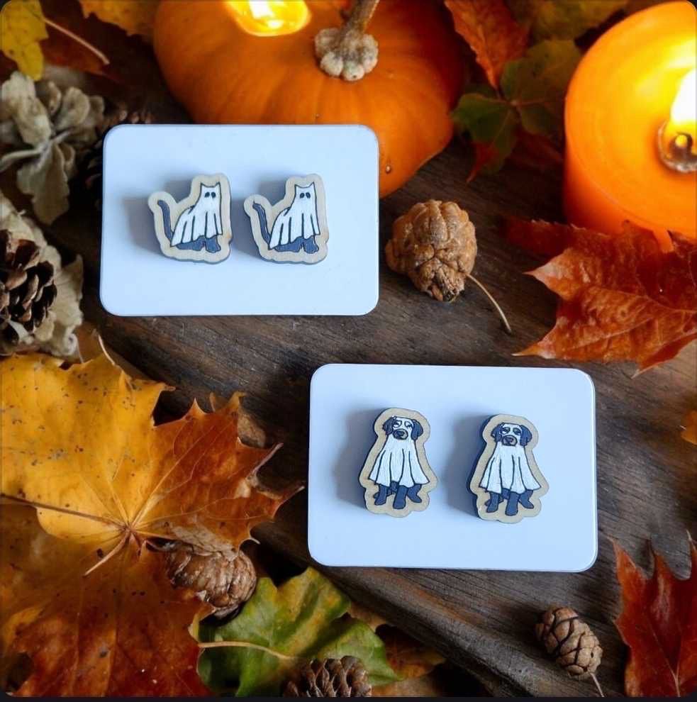 Ghosty Stud Earrings