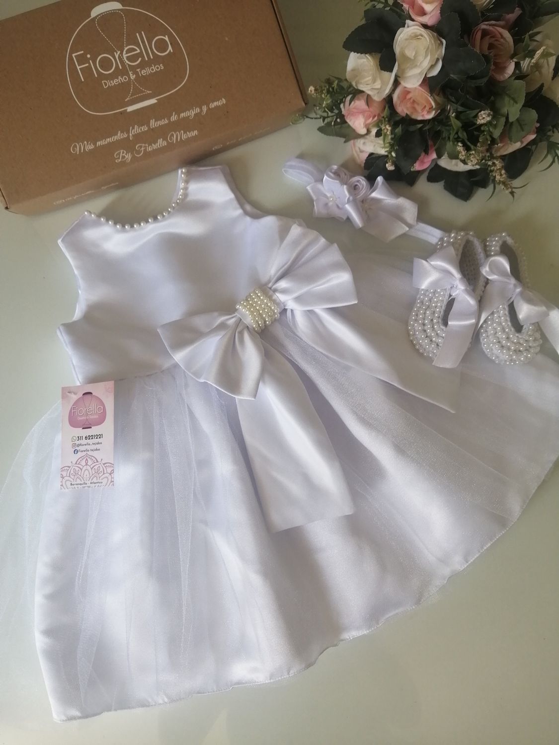 vestido tull
