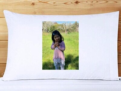 Custom Photo Pillowcase - FREE Second Side decorating!!