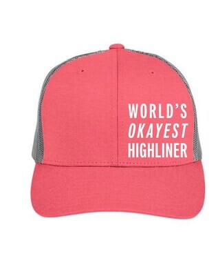 How Not To Highline Official Hat! Worlds Okayest Highliner , Ryan Jenks, Super Good Enough!