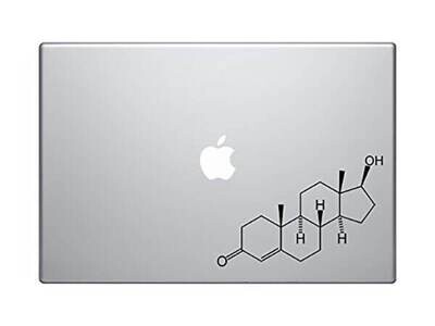 Testosterone Decal MacBook Pro Air Molecular Decal Molecule Decal