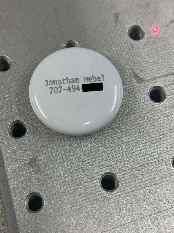 Custom Laser Engraved Air Tag includes Air Tag!!