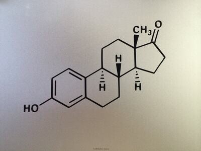 Estrogen Decal Molecular Decal Chemistry MacBook Air Pro Decal