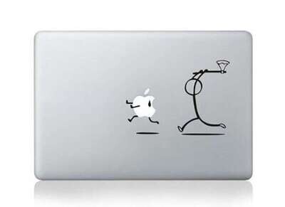 MacBook Pro Air Give Chase Decal Fun Cute