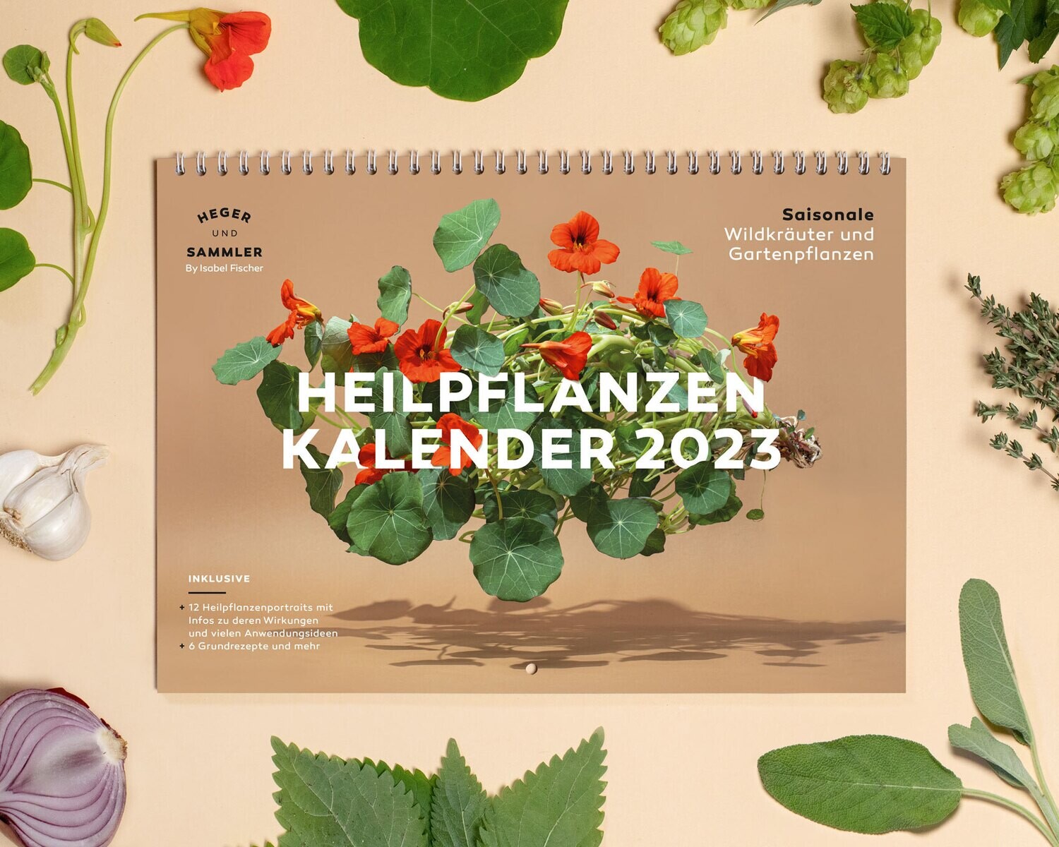 Saisonaler Heilpflanzen Wandkalender 2023