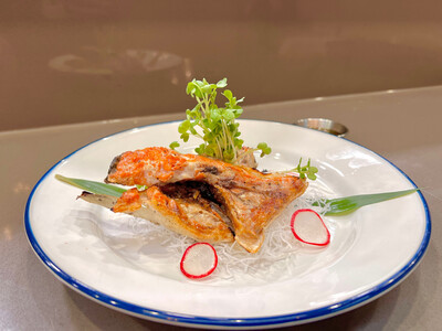 Grilled Salmon Kama