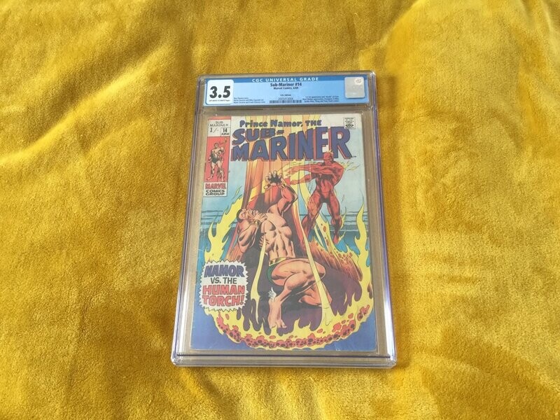 Prince Namor the Sub-Mariner No 14 CGC 3.5 1969