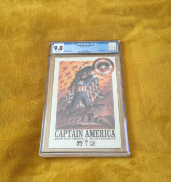 Captain America V4 # 1 CGC 9.0 Marvel 2002 Comic:Homage Cover