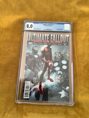 Ultimate Fallout # 4 CGC 8.0 First appearance Miles Morales
