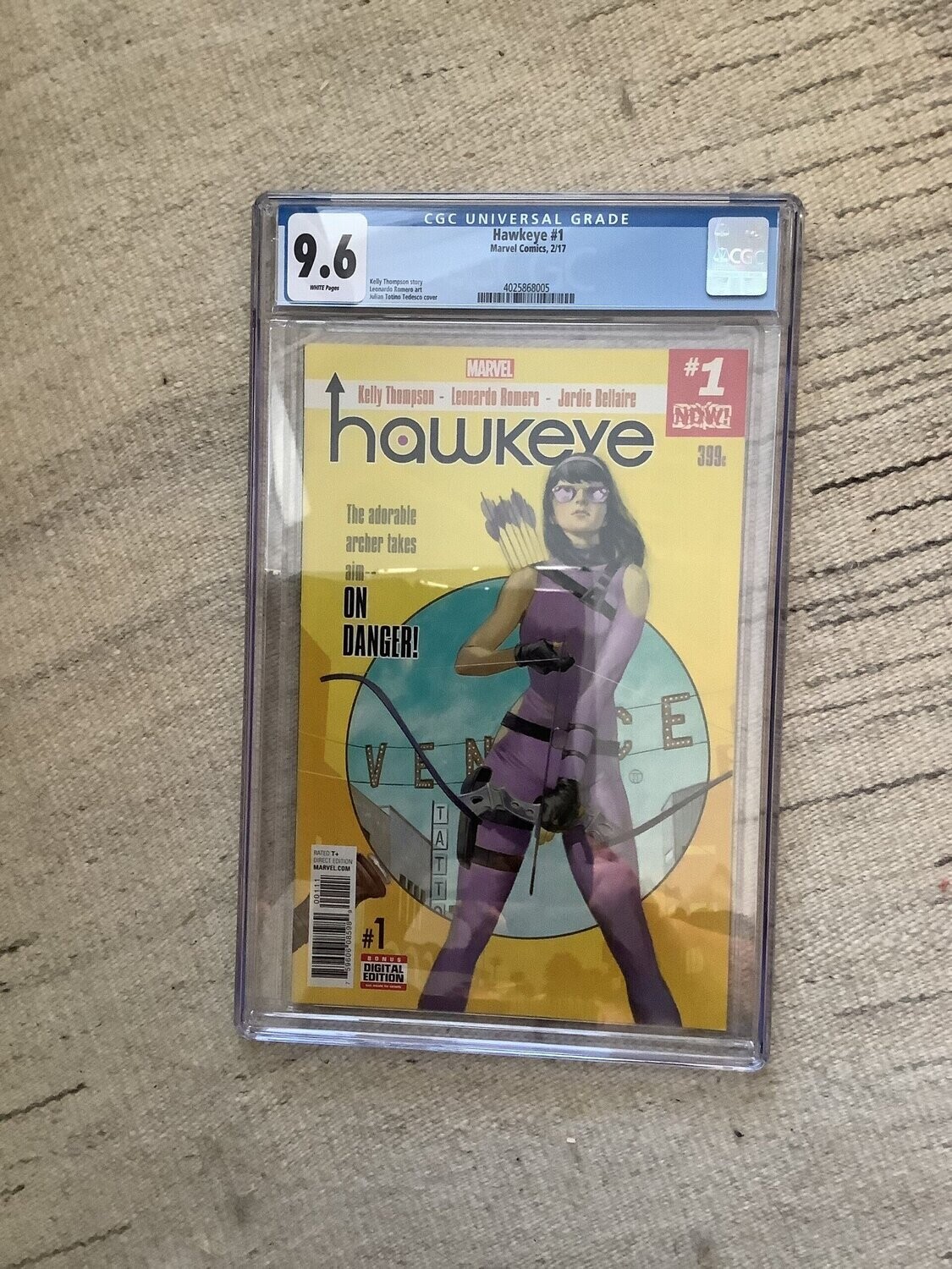 Hawkeye # 1 CGC 9.6 Comic