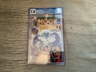 Moon Knight # 1 CGC 7.0 Direct Edition
