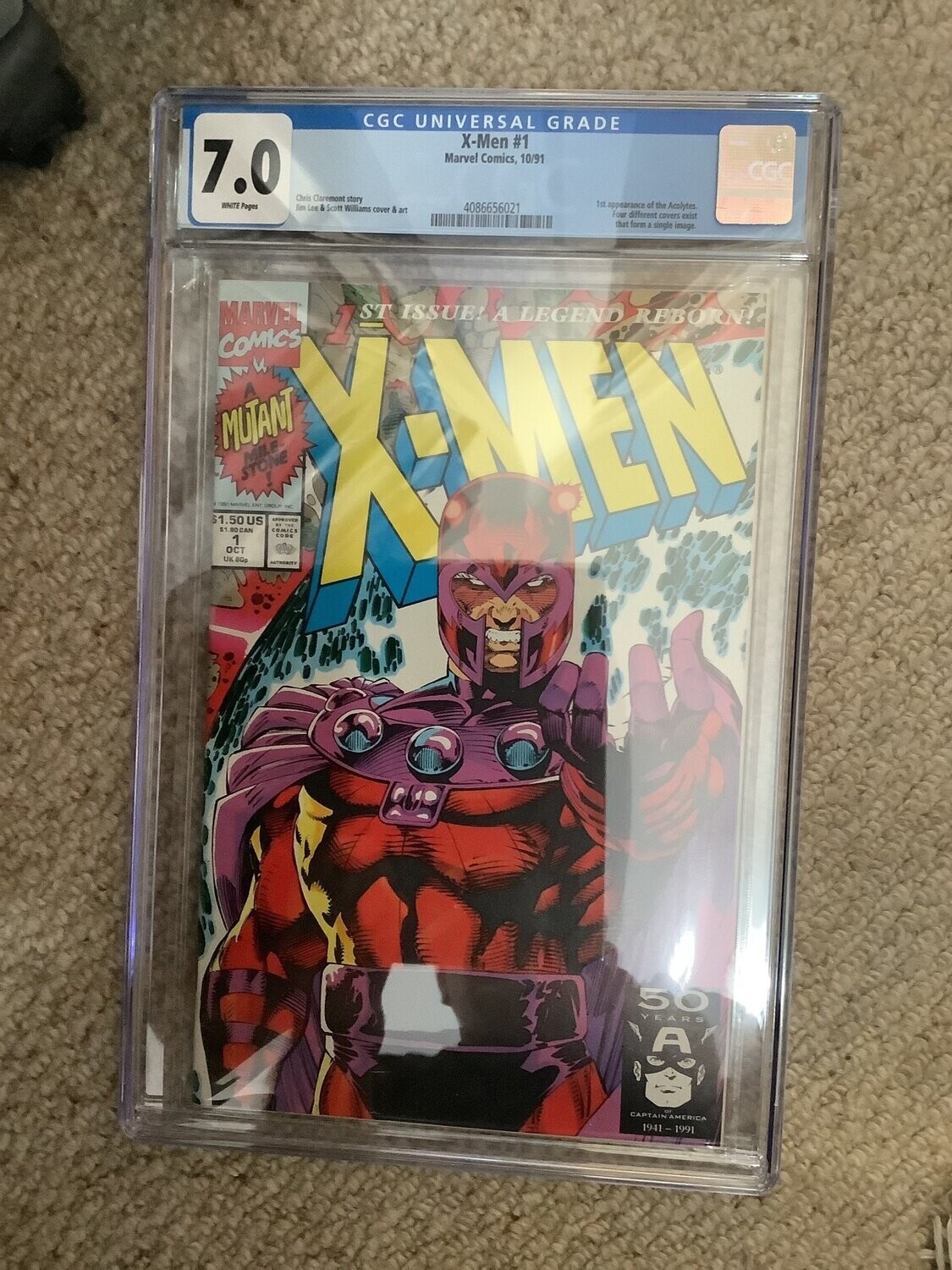 X-Men # 1 Marvel Comic 1991 CGC 7.0