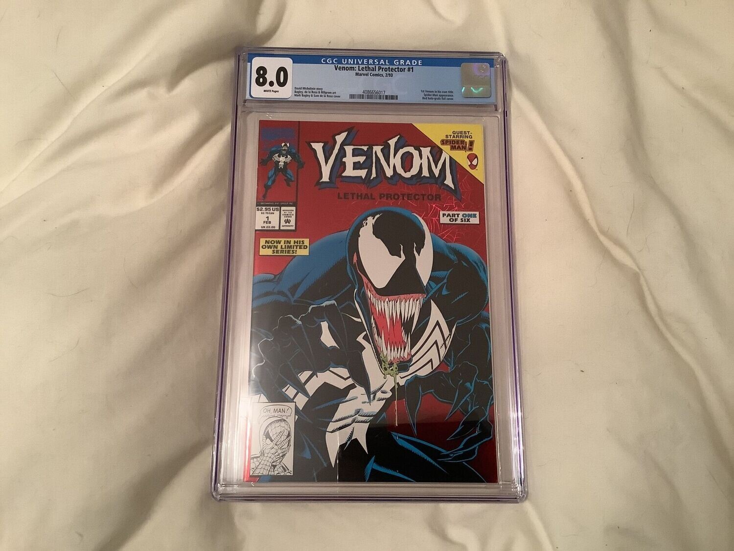 Venom : Lethal Protector # 1 CGC 8.0 Comic