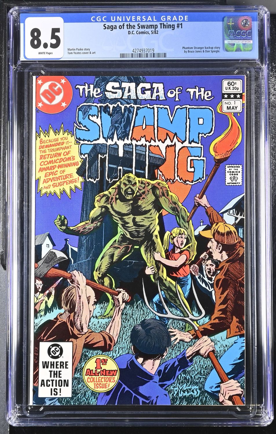 Saga of the Swamp Thing 1 CGC 8.5