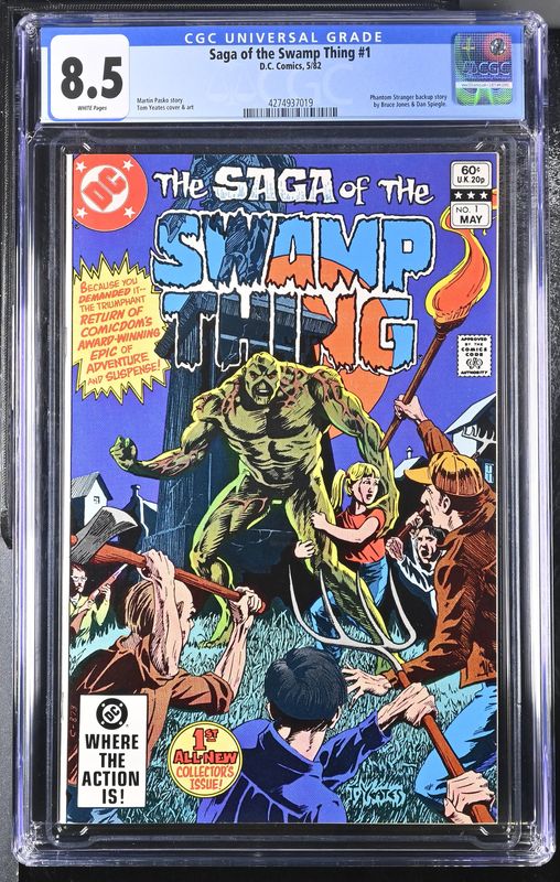Saga of the Swamp Thing 1 CGC 8.5