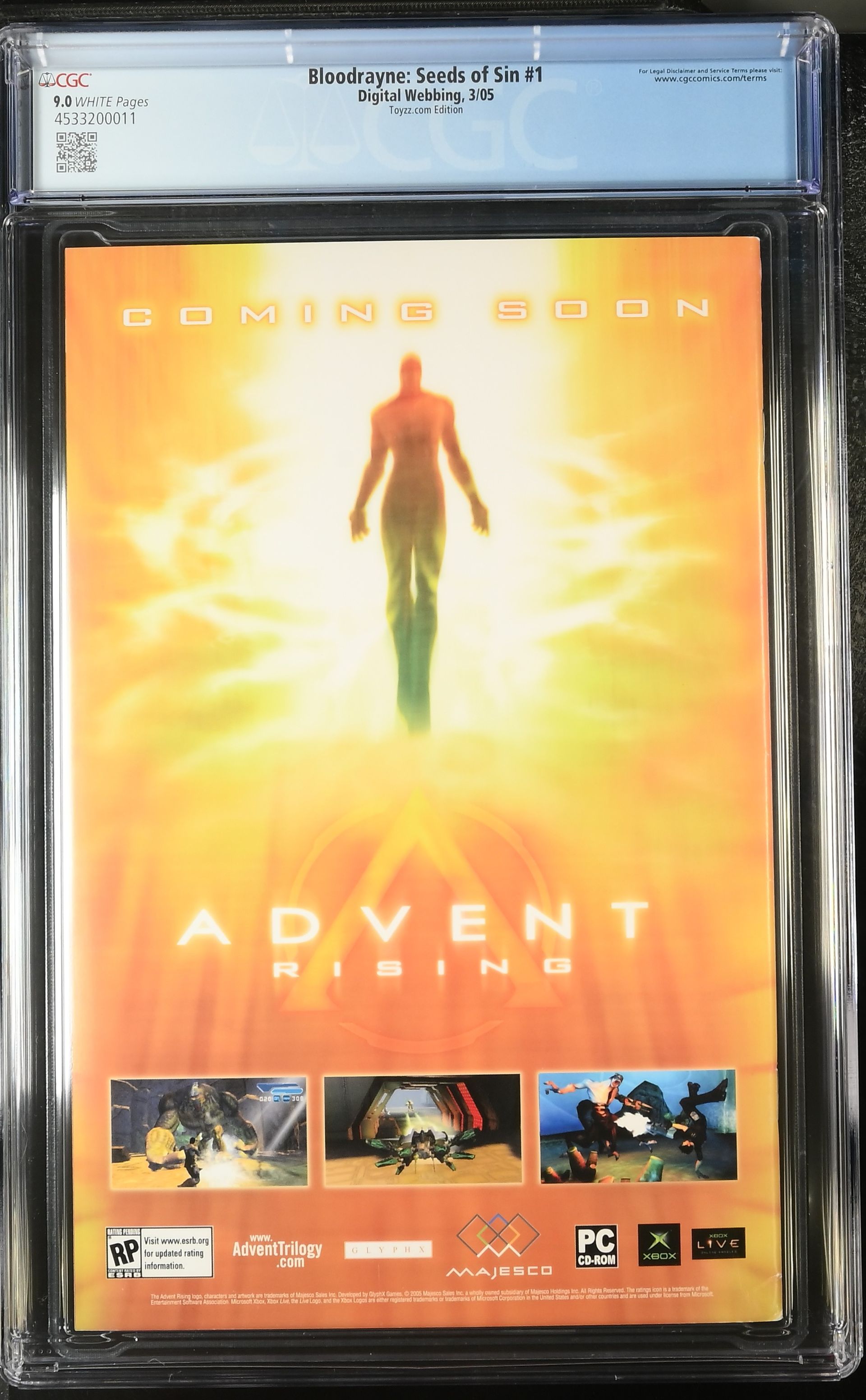 Bloodrayne: Seeds of Sin CGC 9.0 Comic