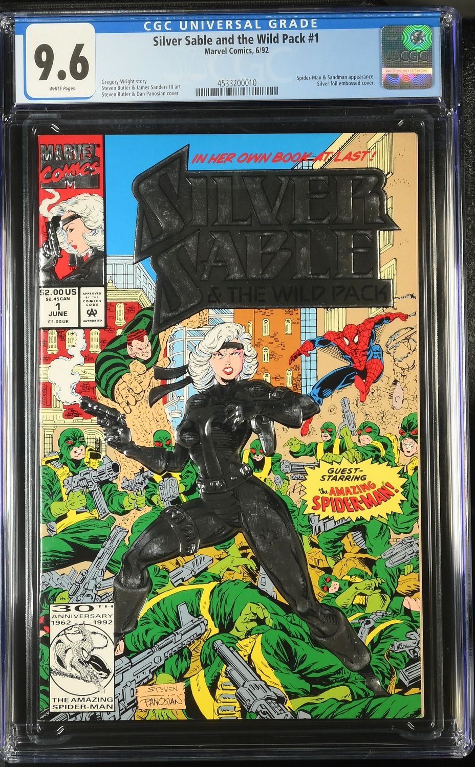 Silver Sable and the Wild pack Issue 1 CGC 9.6