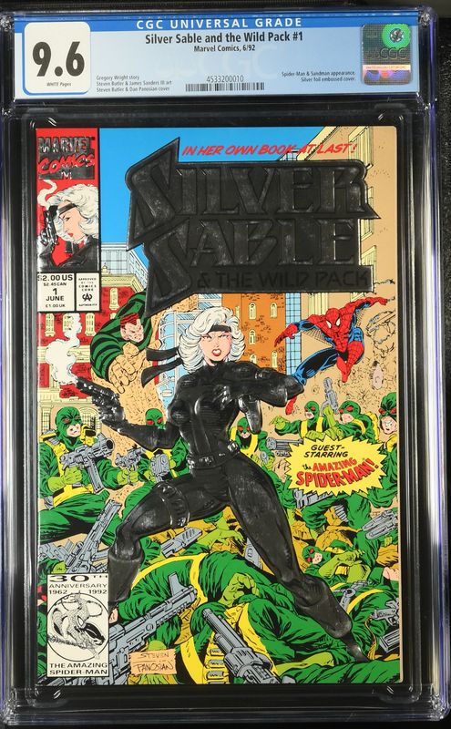 Silver Sable and the Wild pack Issue 1 CGC 9.6