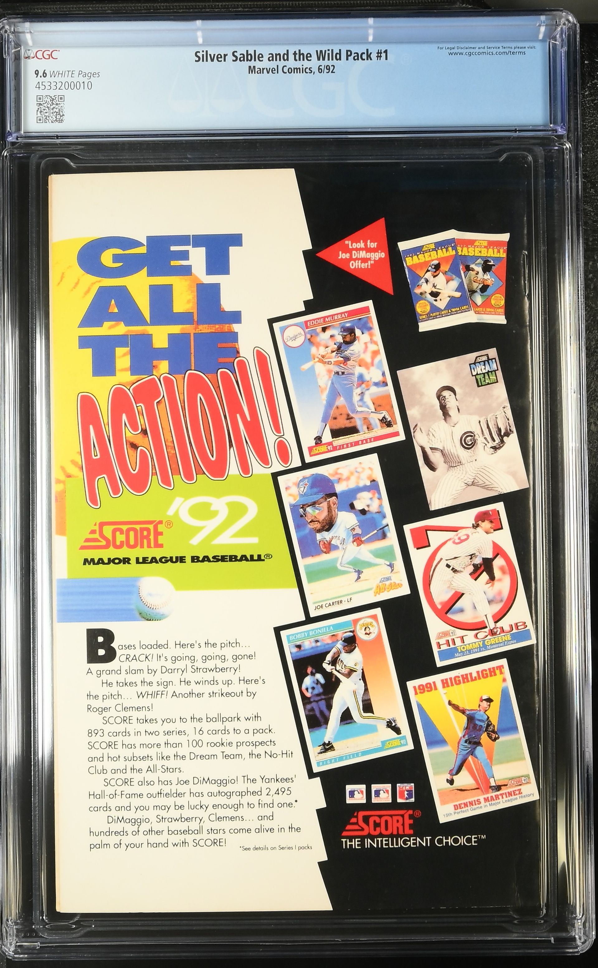 Silver Sable and the Wild pack Issue 1 CGC 9.6