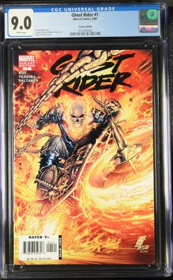 Ghost Rider Issue 1 Variant CGC 9.0