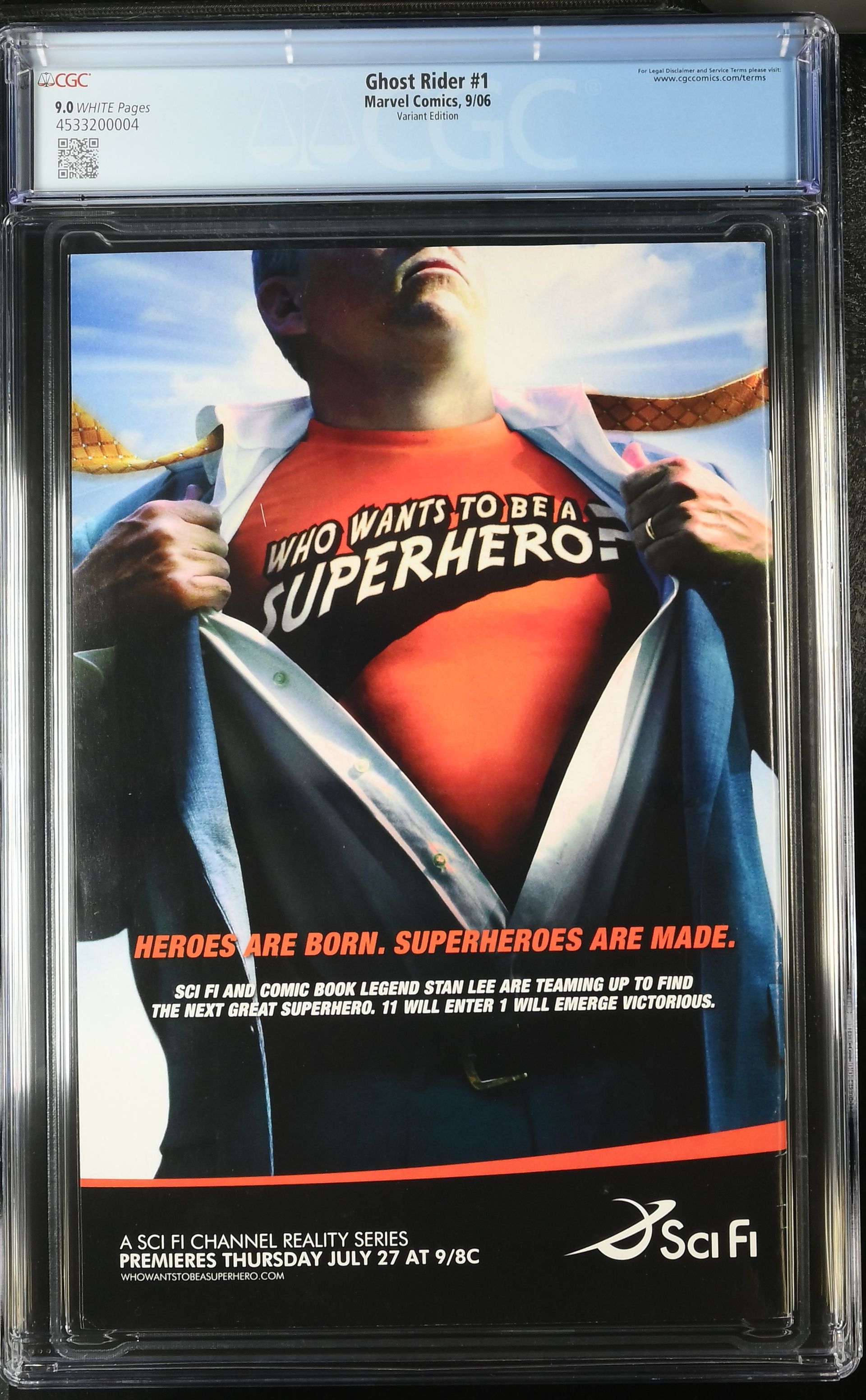 Ghost Rider Issue 1 Variant CGC 9.0