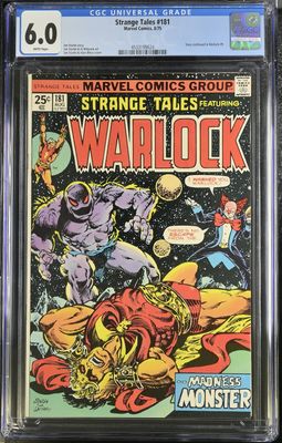 Strange Tales Issue 181 Warlock CGC 6.0