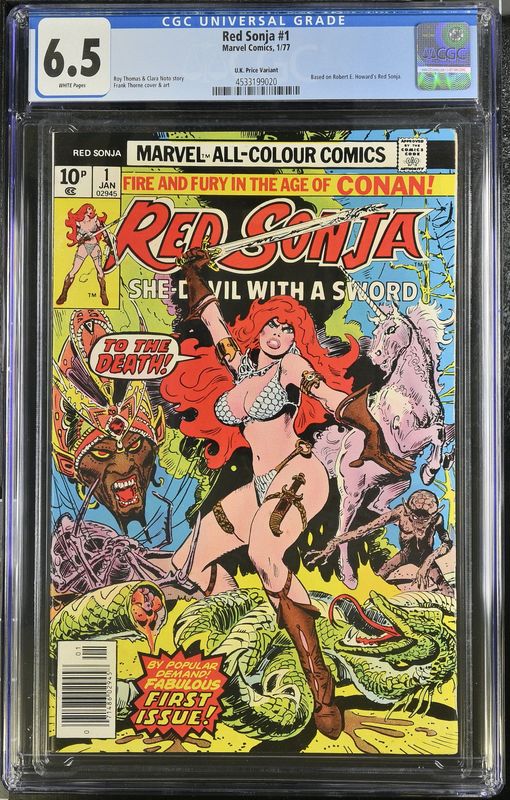 Red Sonja Issue 1 CGC 6.5