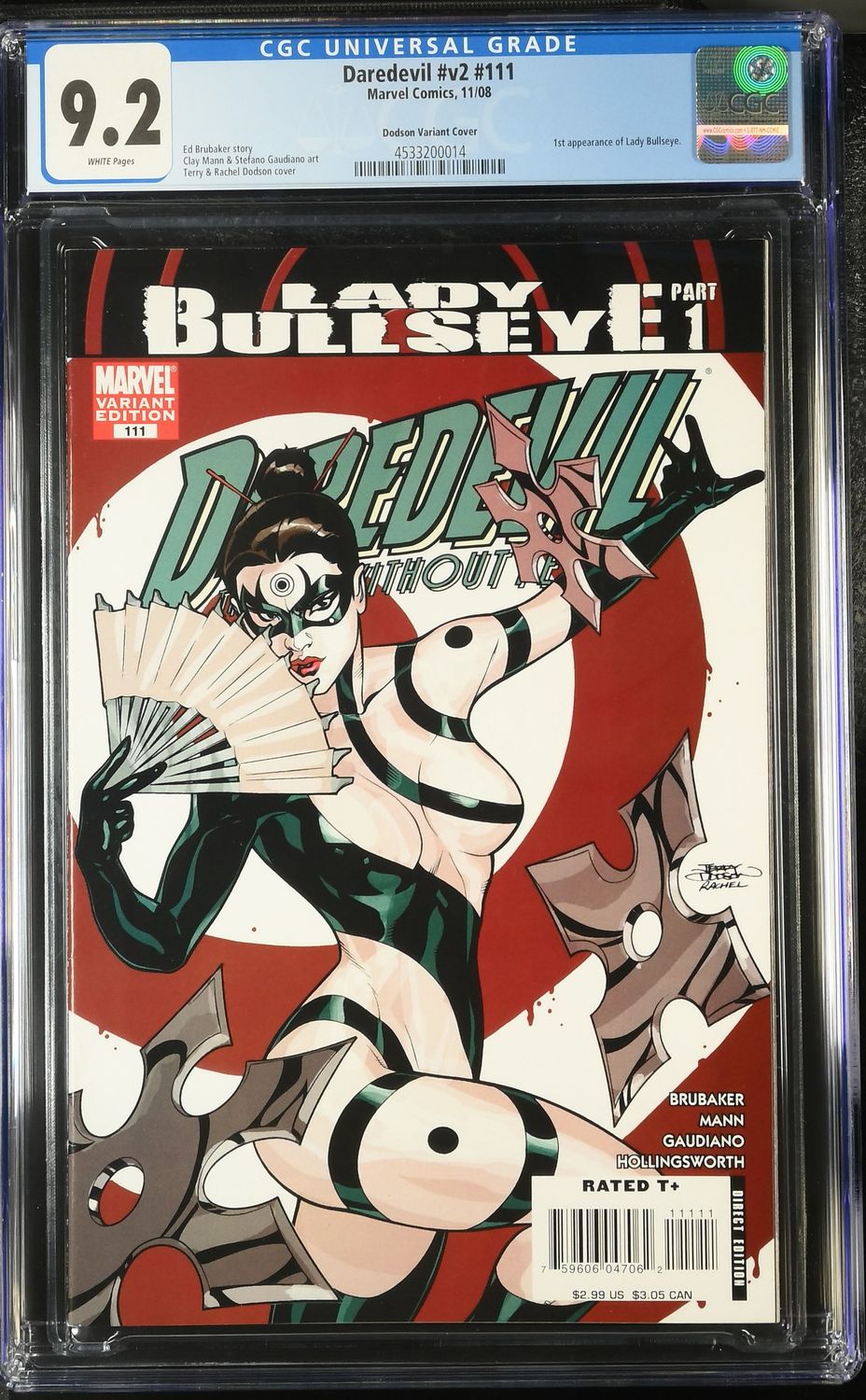 Daredevil Vol 2 No 111 1st Lady Bullseye