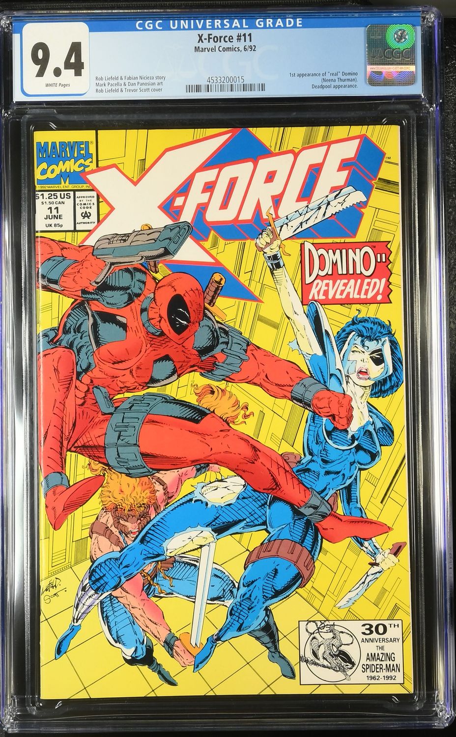 X-Force 11 - 1st app. Domino CGC 9.4