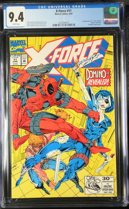 X-Force 11 - 1st app. Domino CGC 9.4