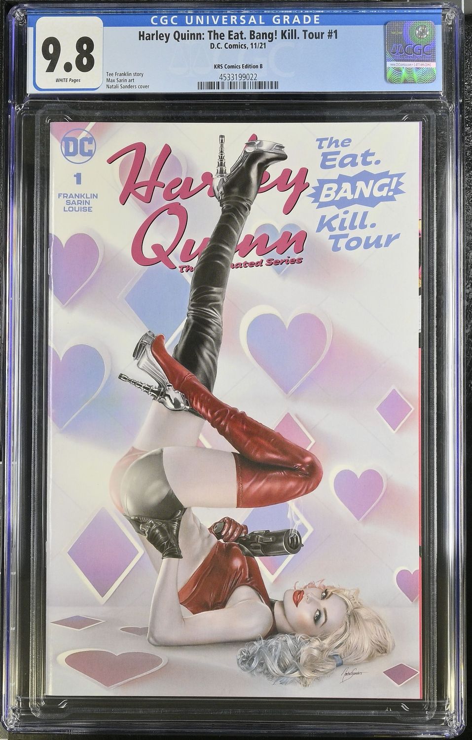 Harleey Quinn The Eat bang Tour Issue 1 CGC 9.8