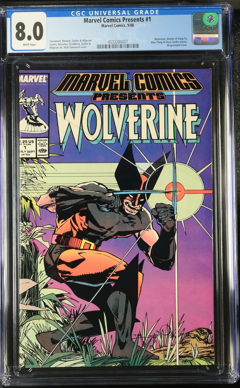 Marvel Comics Presents Issue 1 CGC 8.0