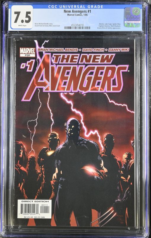 New Avengers Issue 1 CGC 7.5