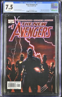 New Avengers Issue 1 CGC 7.5