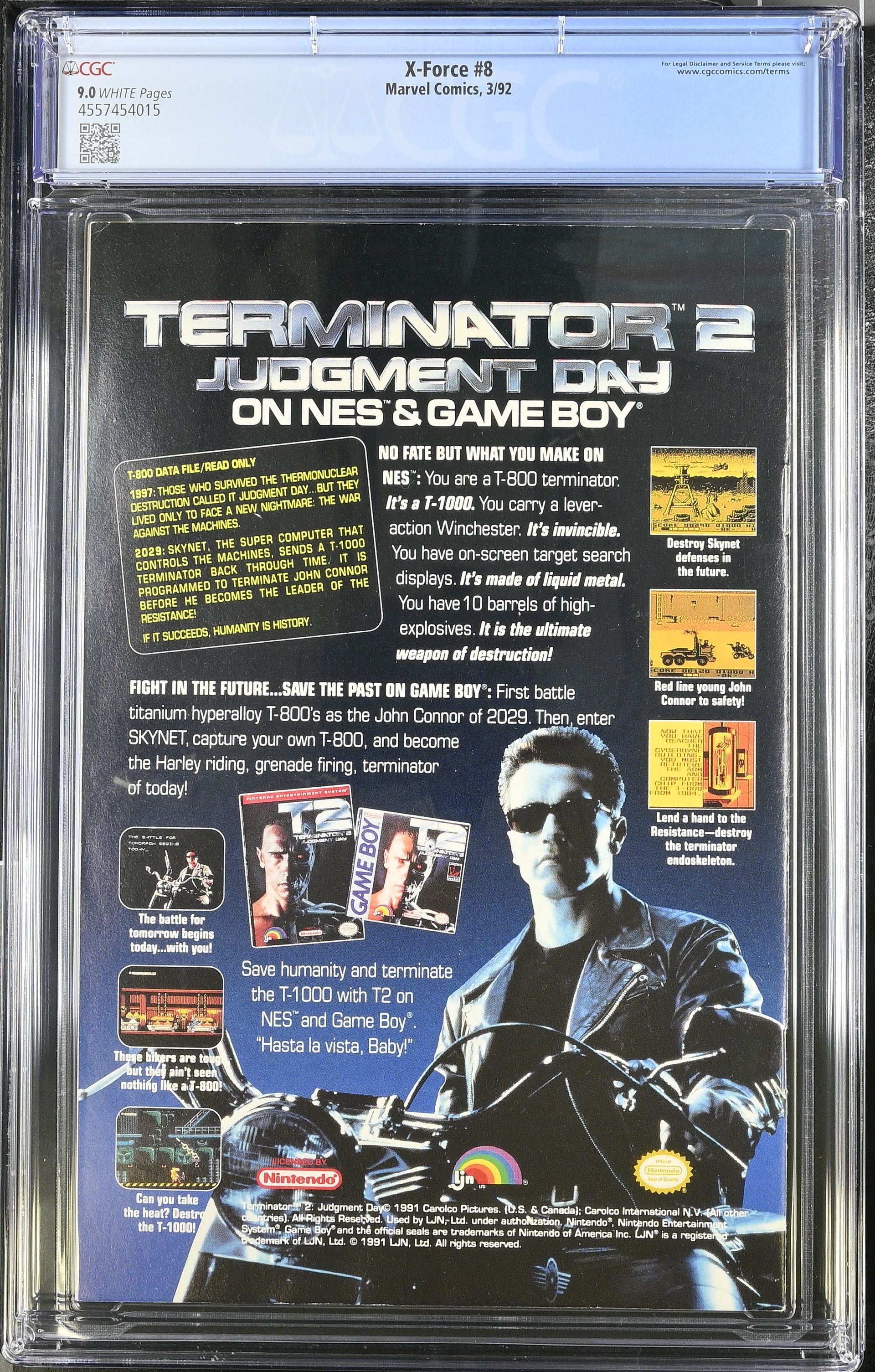 X-Force Issue 8 CGC 8.0 Comic