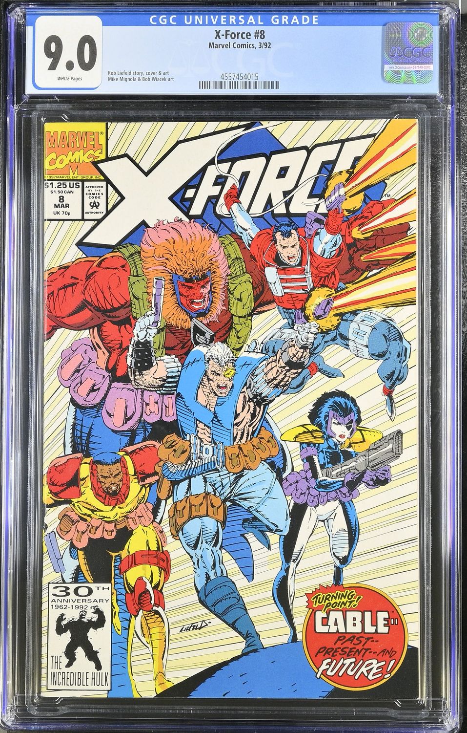 X-Force Issue 8 CGC 8.0 Comic