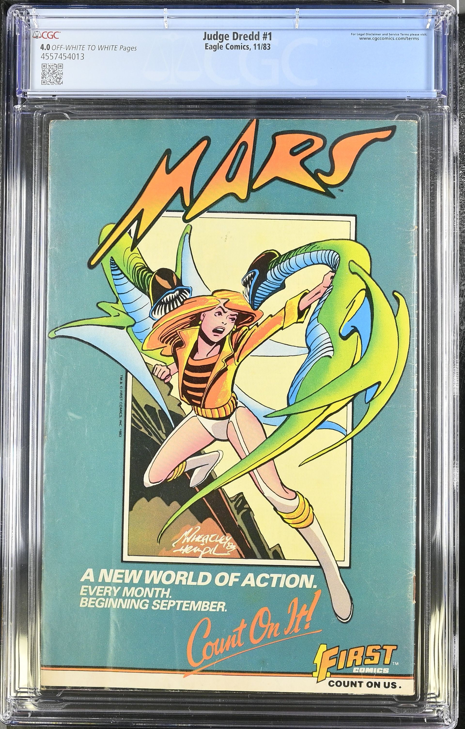 Judge Dredd Issue 1 CGC 4.0