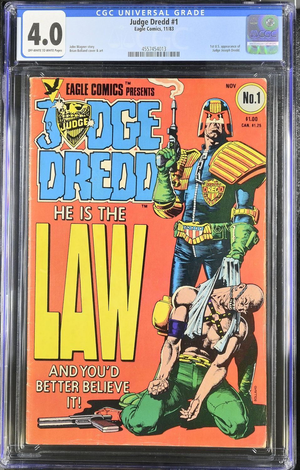 Judge Dredd Issue 1 CGC 4.0