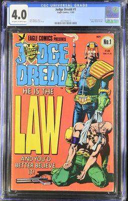 Judge Dredd Issue 1 CGC 4.0