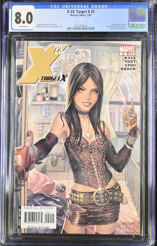 X-23 : Target X Issue 2 CGC 8.0 Comic