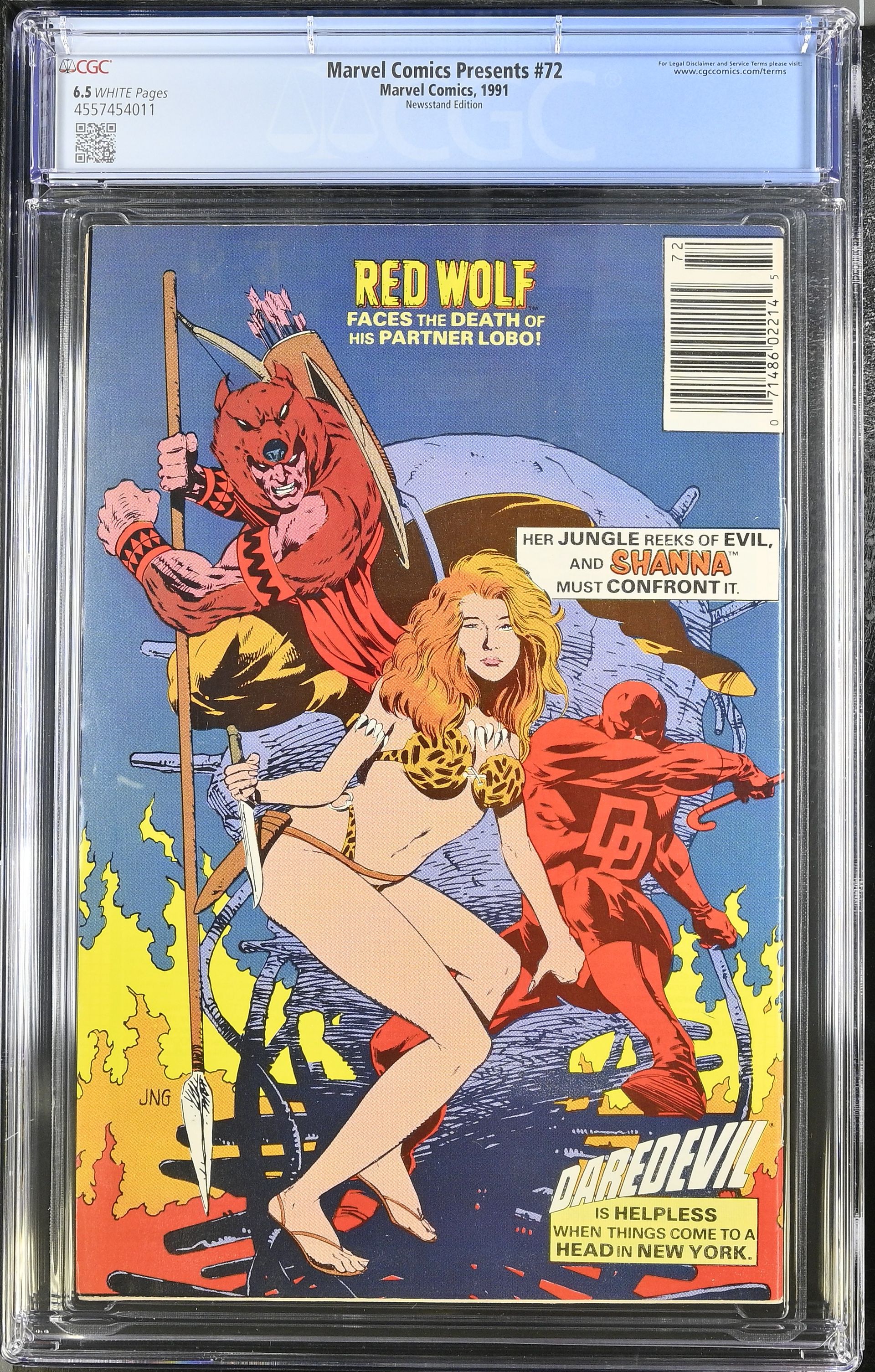 Marvel Comics Presents Issue 72 CGC 6.5 Comic